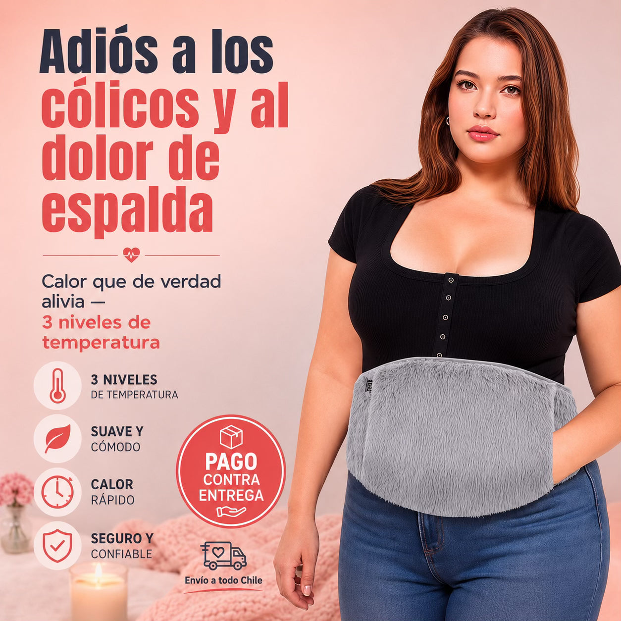 CalorZen™ Guatero Electrico con Almohadilla Térmica