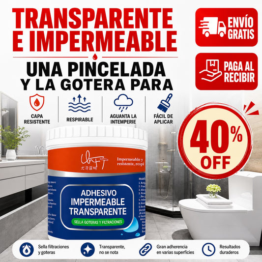 PACK 3 SELLADOR ADHESIVO TRANSPARENTE  (+3 BROCHAS DE REGALO!)